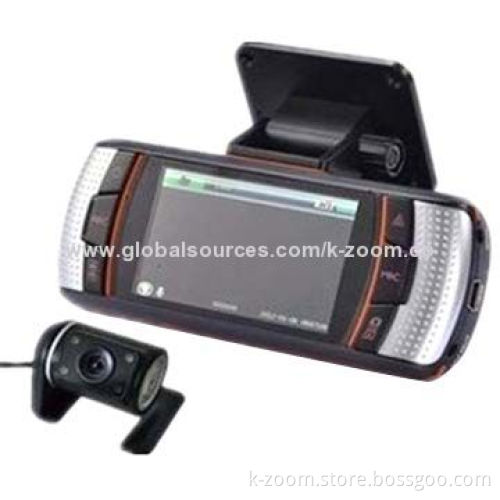 Car Camera Video Recorder, 2 Channels, Full HD 720P Resolution